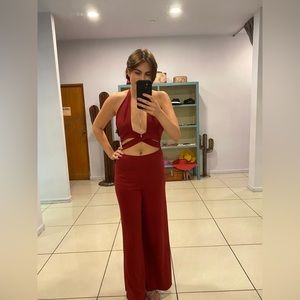 Sexy Wine Jumpsuit was 100 now $75